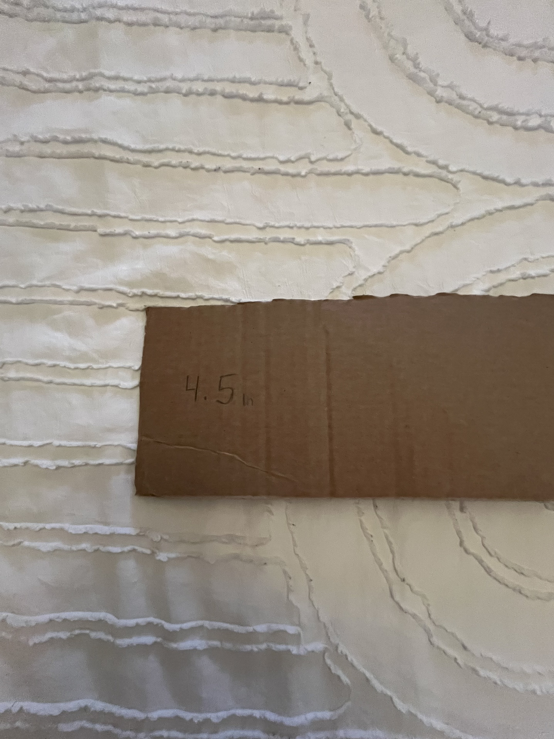 This was the width of the band. It is a little bit thick. I did let my other group members know that we should make it a little thicker because it made it hard to move if it was too too thick.